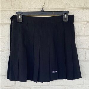 HEAD Pleated Vintage Tennis Skirt in Black